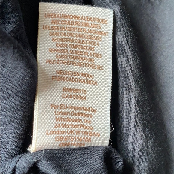 Free People black dress with colored embroidery - Picture 6 of 8